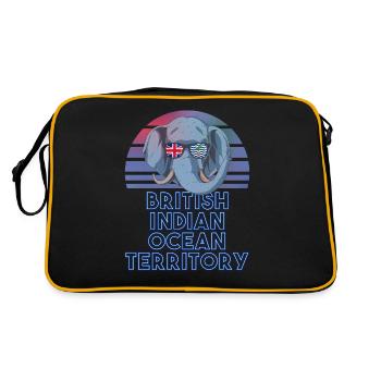 British Indian Ocean Territory - Retro Bag - black/gold - Back