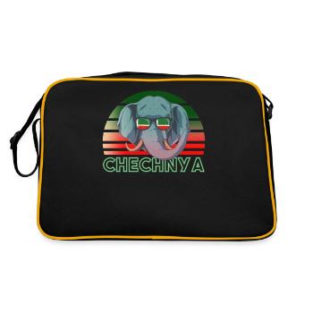 Tchétchénie - Sac Retro - noir/or - Dos