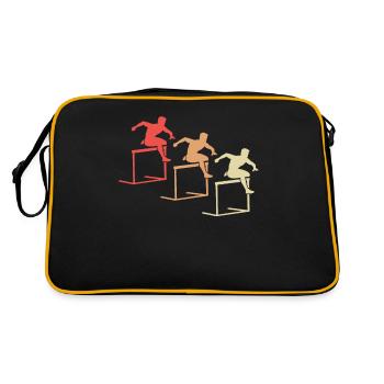 Colorful Obstacle Course Action Gift - Retro Bag - black/gold - Back