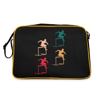 Colorful Obstacle Course Action Gift - Retro Bag - black/gold - Back