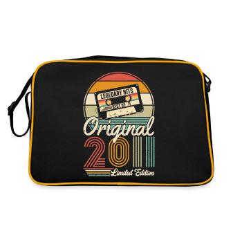 2011 - Né en 2011 - Sac Retro - noir/or - Dos