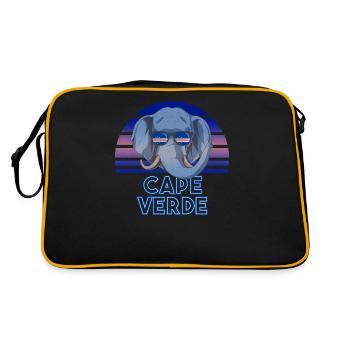 Cap Vert - Sac Retro - noir/or - Dos