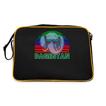 Daghestan - Sac Retro - noir/or - Dos