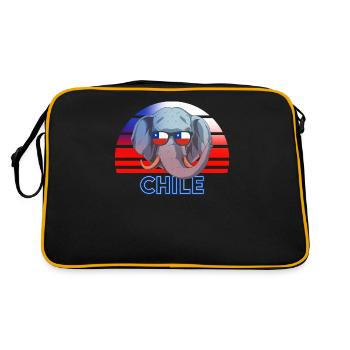 Chile - Retro Bag - black/gold - Back