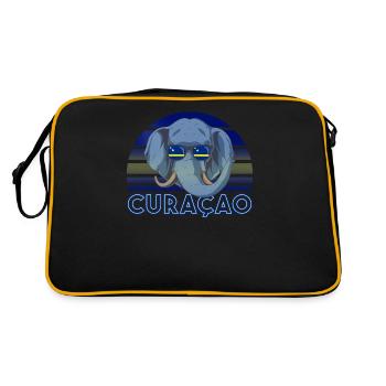 Curaçao - Sac Retro - noir/or - Dos