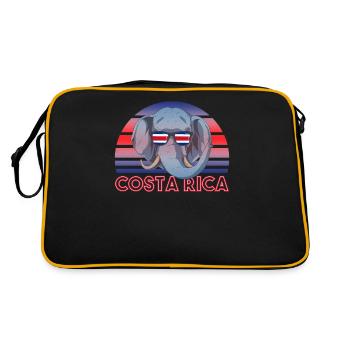 Costa Rica - Retro Bag - black/gold - Back