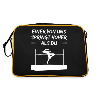 Our bounce tops yours - Retro Bag - black/gold - Back