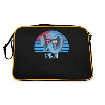 Fiji - Retro Bag - black/gold - Back