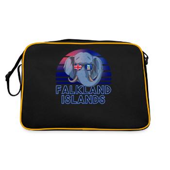 Falkland (Îles) - Sac Retro - noir/or - Dos