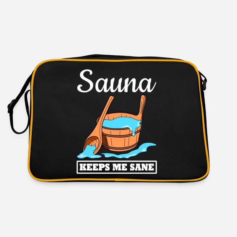 Sauna Thermal Bath Wellness Retro Bag