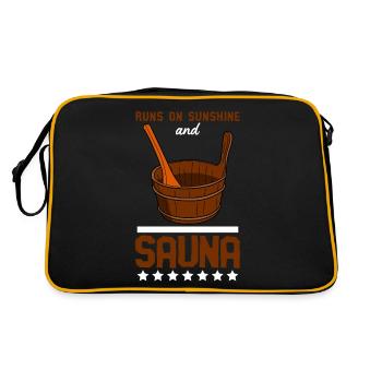Sauna - Sac Retro - noir/or - Dos