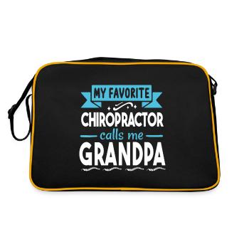 Chiropraticien Chiropratique - Sac Retro - noir/or - Dos