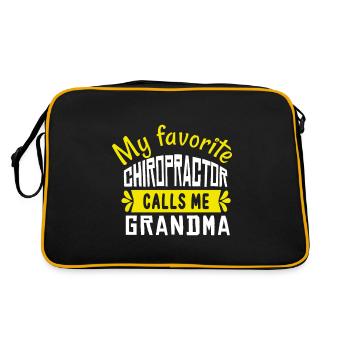 Chiropraticien Chiropratique - Sac Retro - noir/or - Dos