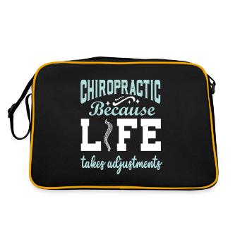 Chiropraticien Chiropratique - Sac Retro - noir/or - Dos