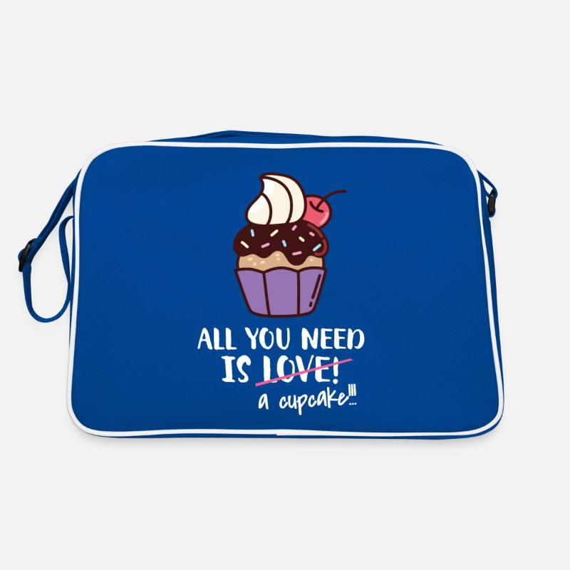 Cupcake Muffin Backen Geschenk Retro Tasche