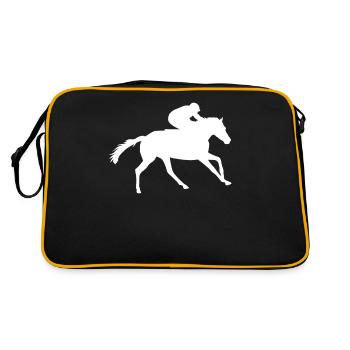 Gallop Races - Pure Adrenaline - Retro Bag - black/gold - Back