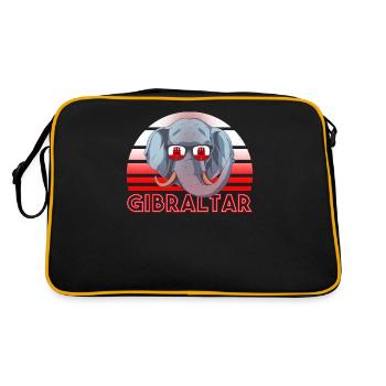 Gibraltar - Sac Retro - noir/or - Dos