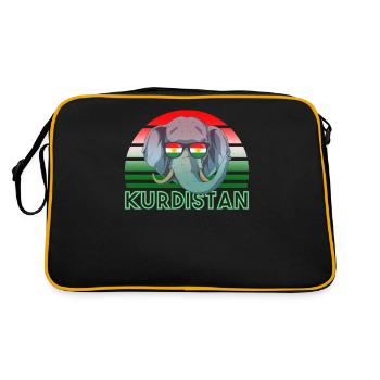 Kurdistan - Sac Retro - noir/or - Dos