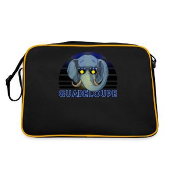 Guadeloupe - Sac Retro - noir/or - Dos