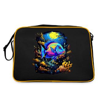 Angelfish - Retro Bag - black/gold - Back