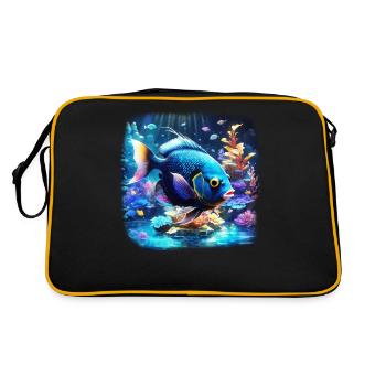 Angelfish - Retro Bag - black/gold - Back
