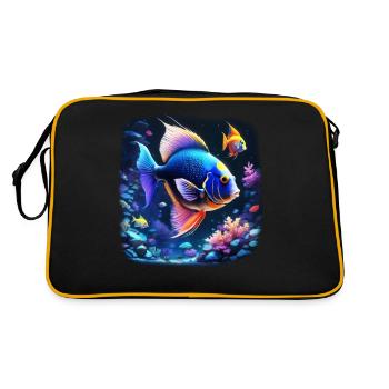 Angelfish - Retro Bag - black/gold - Back