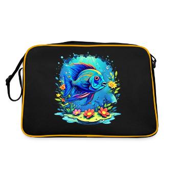 Angelfish - Retro Bag - black/gold - Back