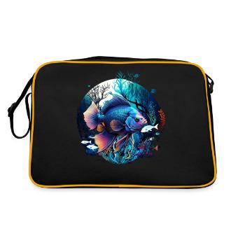Angelfish - Retro Bag - black/gold - Back