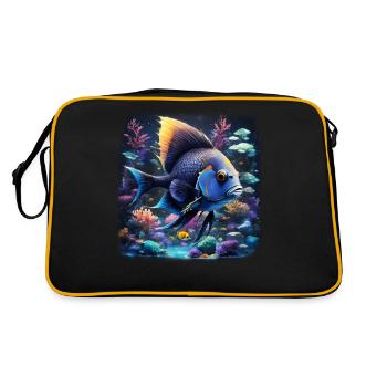 Angelfish - Retro Bag - black/gold - Back