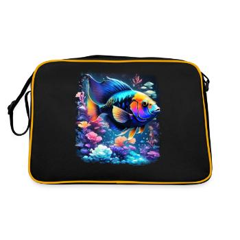 Angelfish - Retro Bag - black/gold - Back