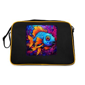 Angelfish - Retro Bag - black/gold - Back