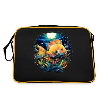 Angelfish - Retro Bag - black/gold - Back