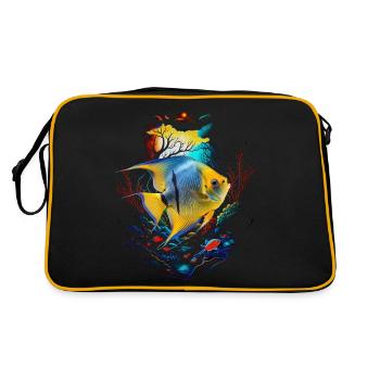 Angelfish - Retro Bag - black/gold - Back