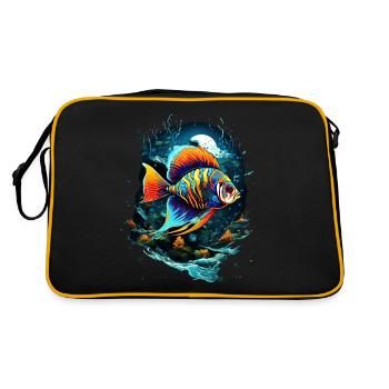 Angelfish - Retro Bag - black/gold - Back