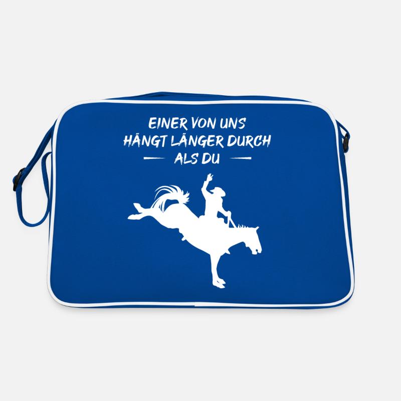 Rodeo Ausdauer-Champion Retro Tasche