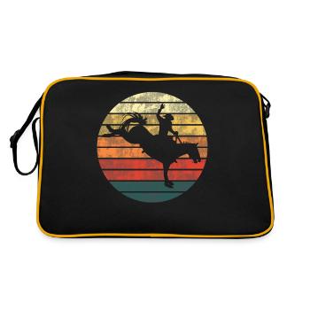 Rodeo Soir Shine Silhouette - Sac Retro - noir/or - Dos