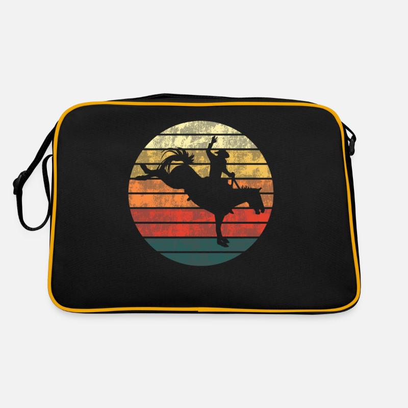 Rodeo-Abendglanz Silhouette Retro Tasche