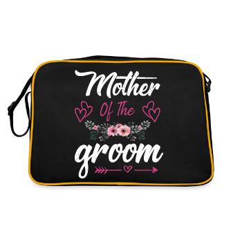 Mère de la mariée marié - Sac Retro - noir/or - Dos