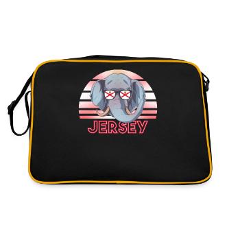 Jersey - Sac Retro - noir/or - Dos