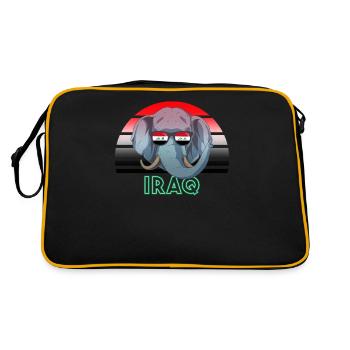 Irak - Sac Retro - noir/or - Dos
