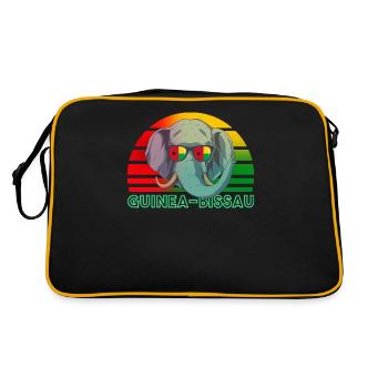 Guinée-Bissau - Sac Retro - noir/or - Dos
