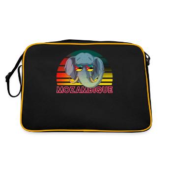 Mozambique - Sac Retro - noir/or - Dos
