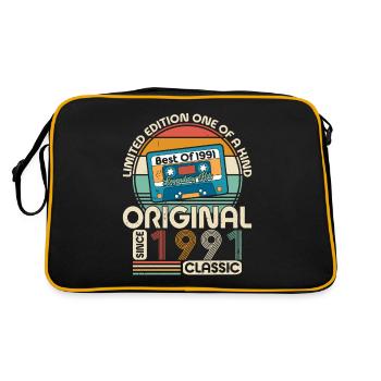 Originaux 1991 Vintage Vintage rétro Design - Sac Retro - noir/or - Dos