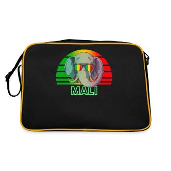 Mali - Sac Retro - noir/or - Dos