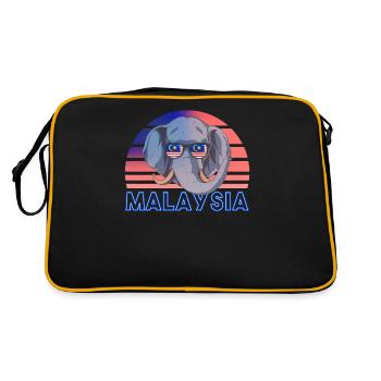 Malaysia - Retro Bag - black/gold - Back