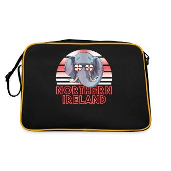 Irlande du Nord - Sac Retro - noir/or - Dos