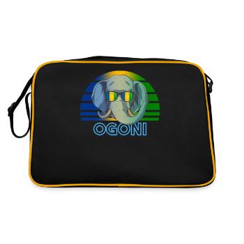 Ogoni - Sac Retro - noir/or - Dos