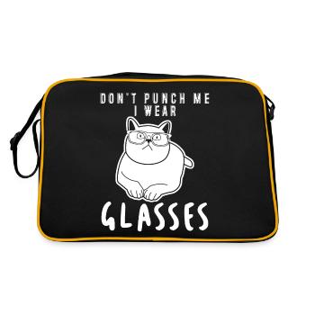 Lunettes pour chats Lunettes Optiques - Sac Retro - noir/or - Dos