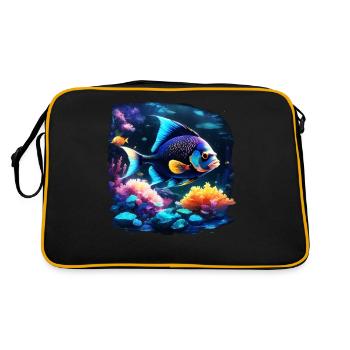 Angelfish - Retro Bag - black/gold - Back