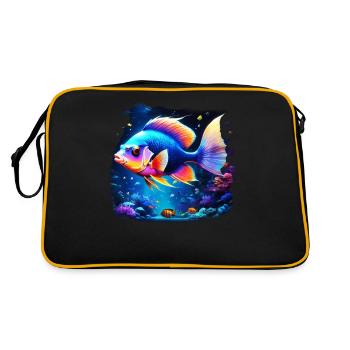 Angelfish - Retro Bag - black/gold - Back